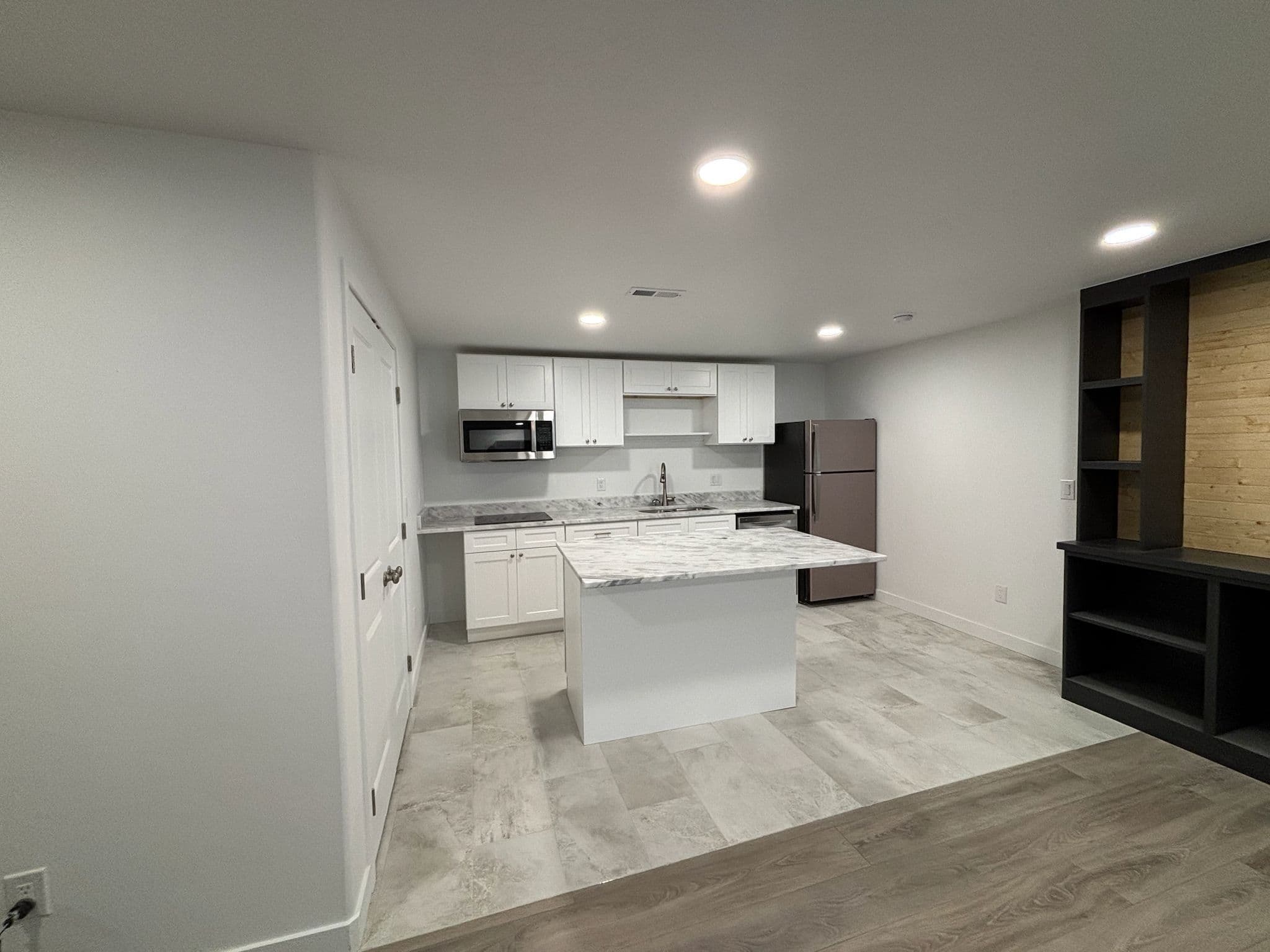 Project Stunning Open-Concept Basement Kitchen image