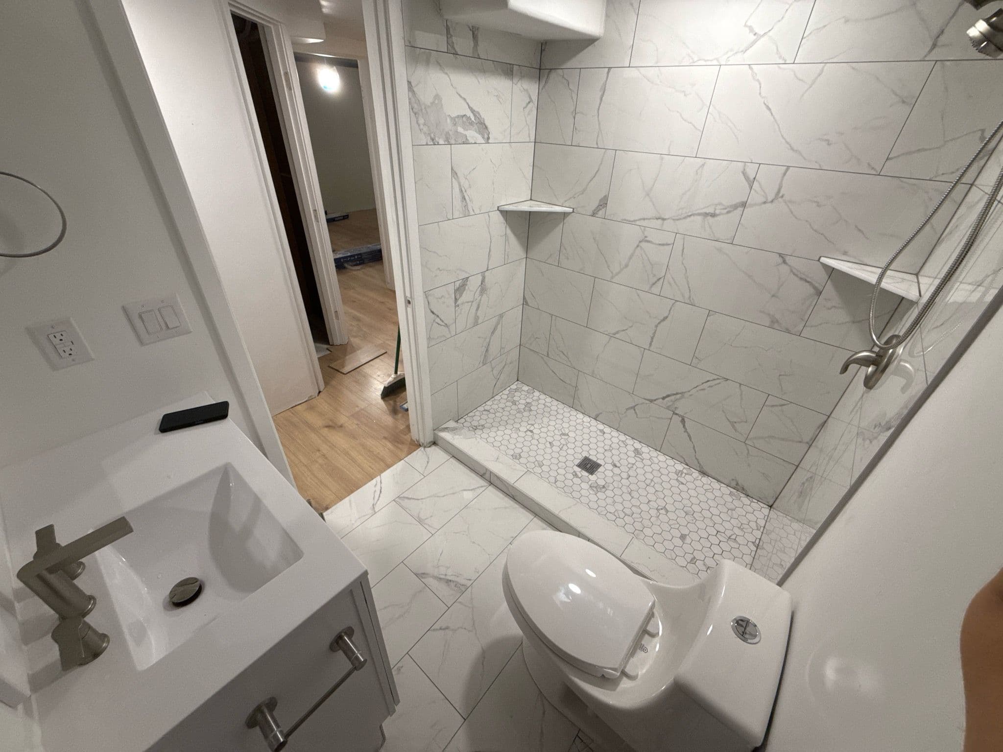 Project Sleek and Modern Bathroom Renovation image