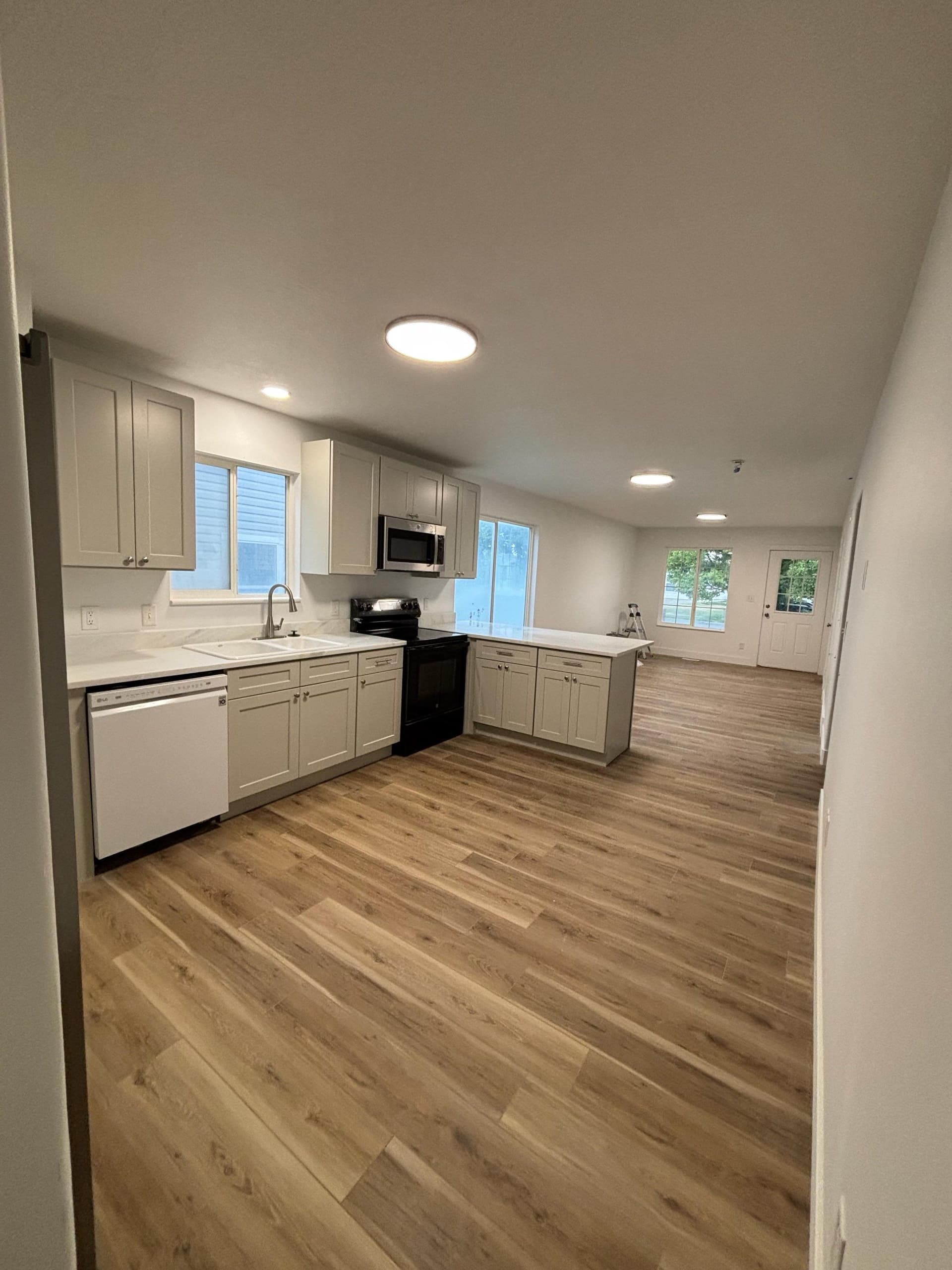 Stunning Kitchen to Living Space Transformation image
